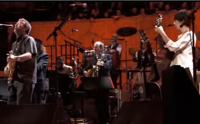 While my guitar concert