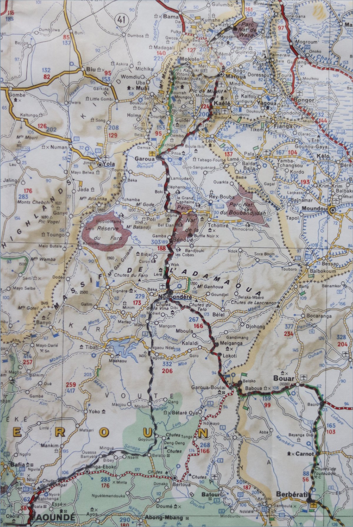 Berberati Maroua Yaounde
