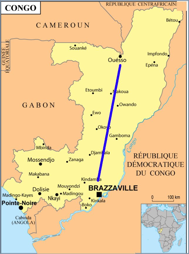 carte Congo